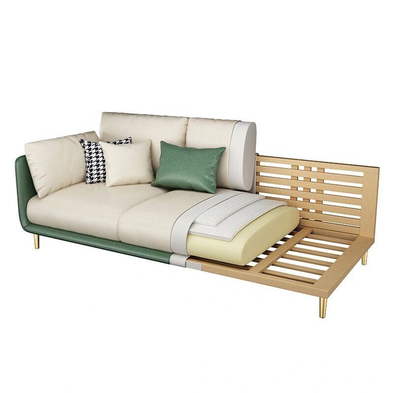 2023新款免洗科技布沙发小户型客厅三人位公寓办公农村家用经济型