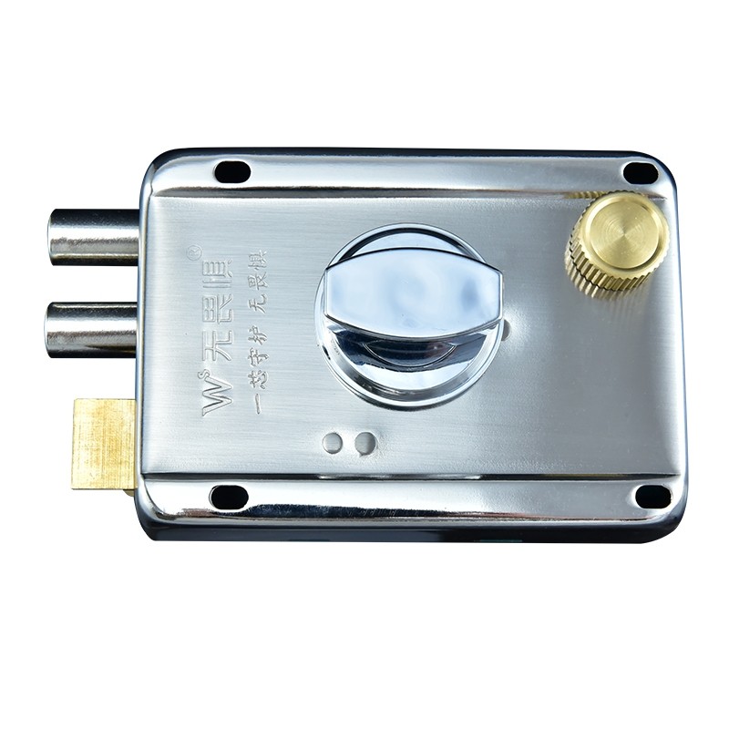 无畏惧C级碰锁防盗门锁老式外装门木门大门锁家用出租房自动碰锁