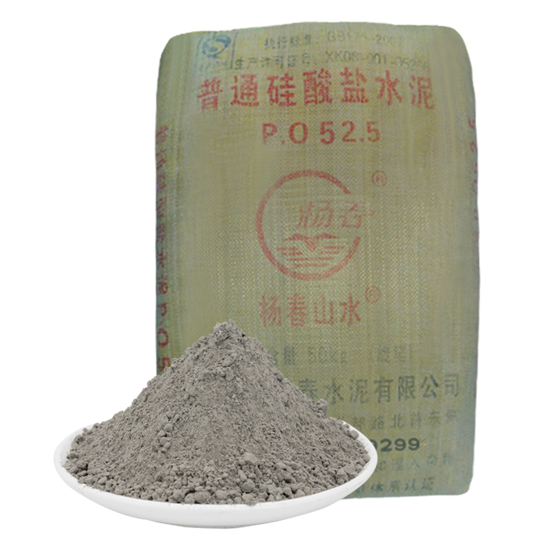 水泥硅酸盐po52.5大学实验高标525防水补漏洞快干硬早强袋装九七
