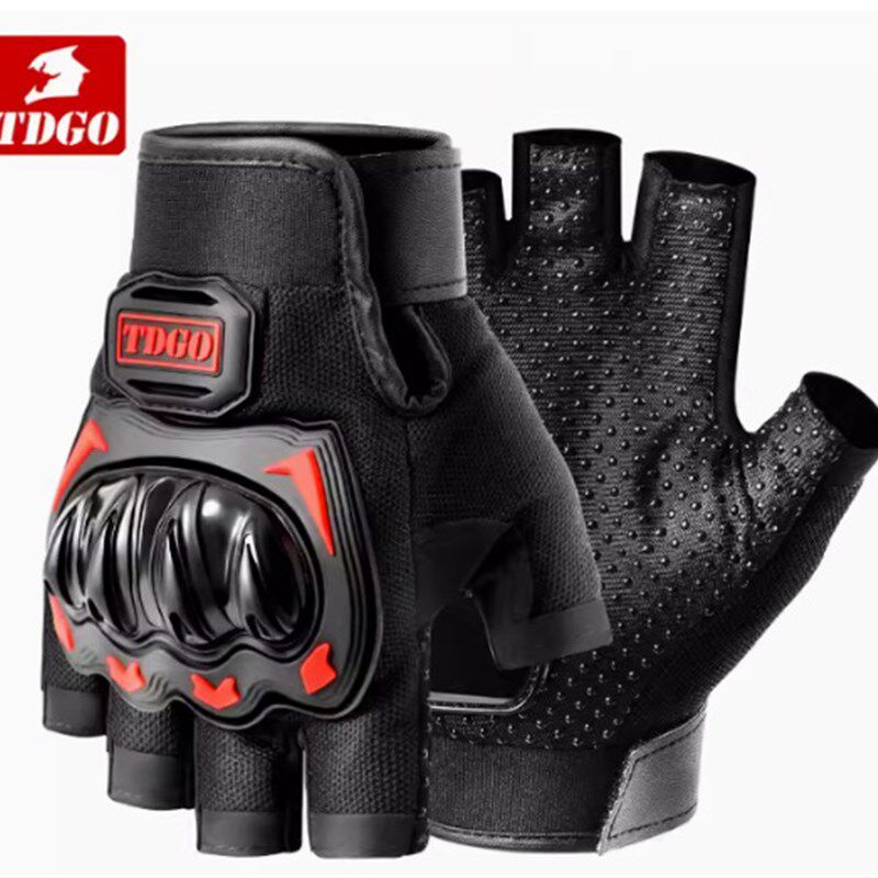 摩托车骑行手套夏季男士全指透气夏天半指手套防摔自行车手套防风