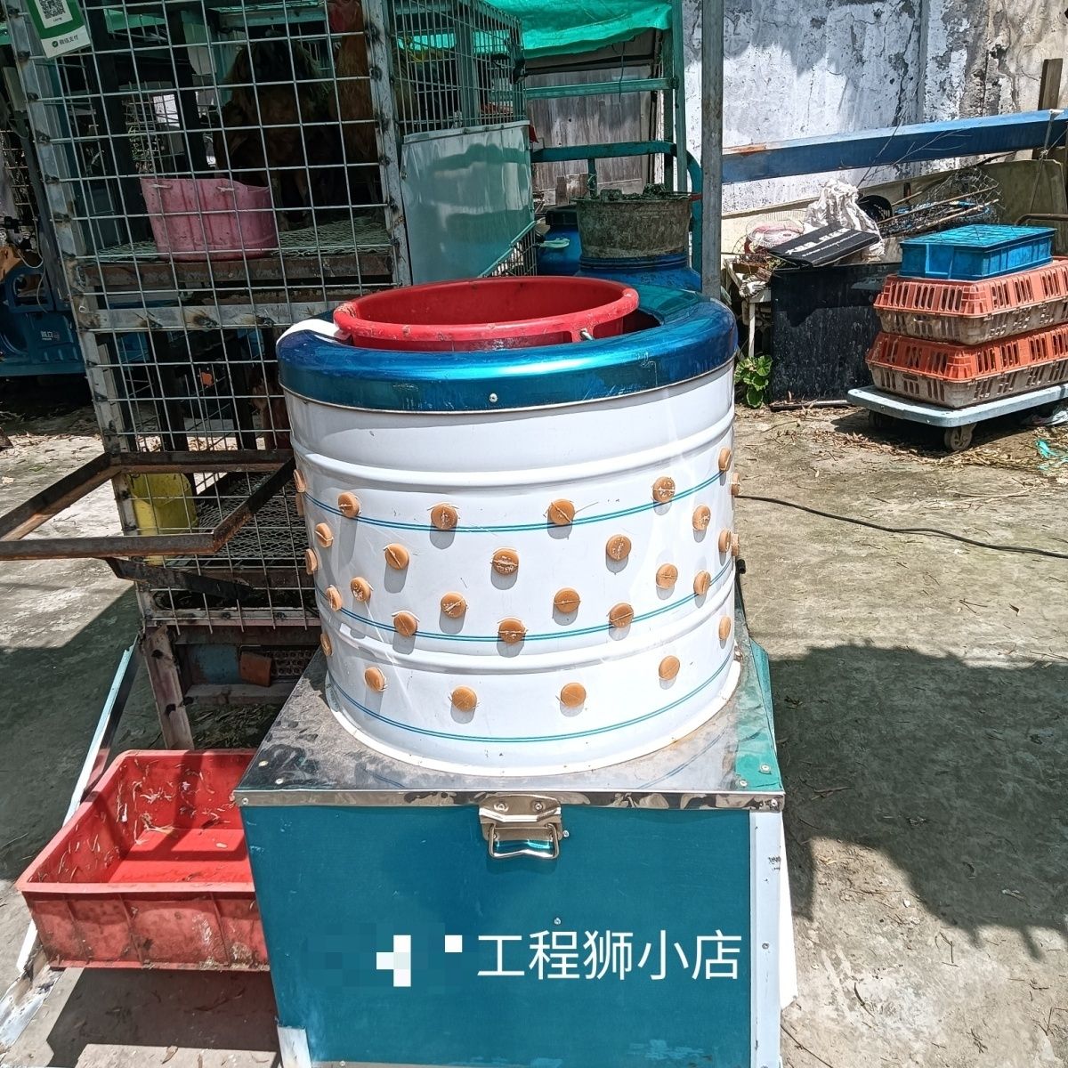 锂电电瓶鸡鸭脱毛机流动赶集电瓶家禽拔毛机大功率不锈钢正品专利