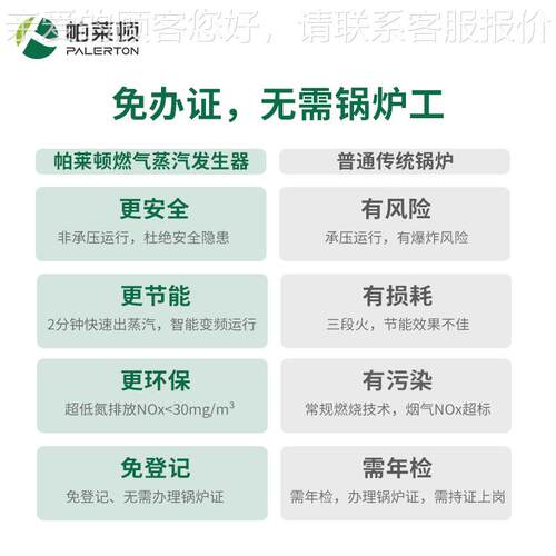 天然气1.5蒸汽发生器D化工气烘级干商吨用燃1TFEC锅炉免办证高温