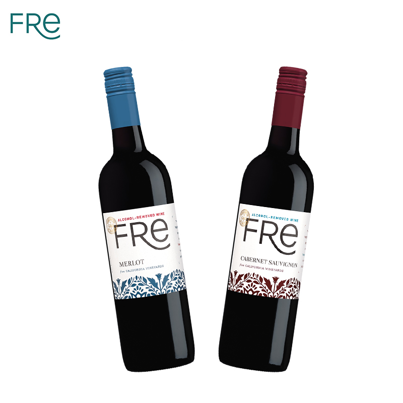 fre无醇红酒美国舒特轻舞750ml