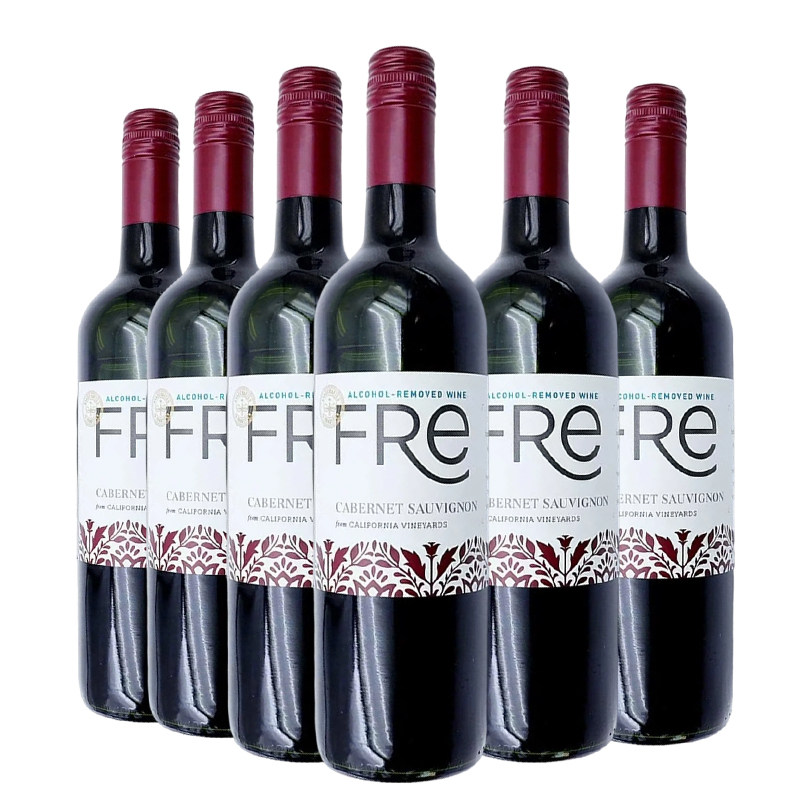 fre脱醇葡萄酒无醇赤霞珠红750ml