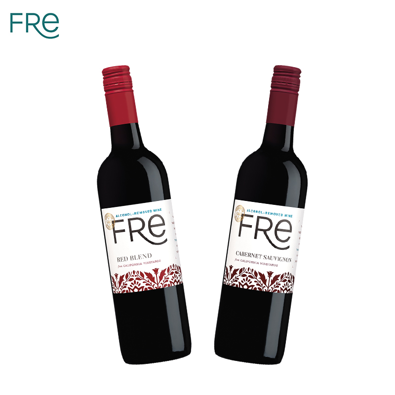 fre无醇红酒美国舒特轻舞750ml