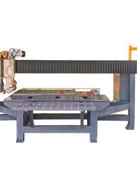 BT1800双刀型石材桥切机可直切可45度倒角切割速度快靠尺精准