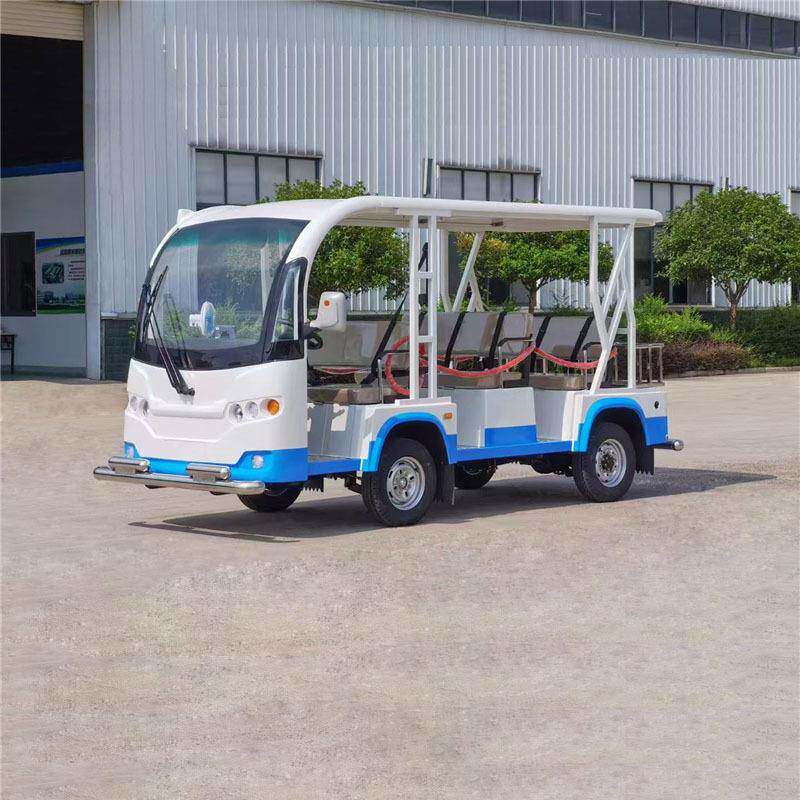 8座小型景区电动观光车不带门电动代步车贵宾接待车自驾游车图片