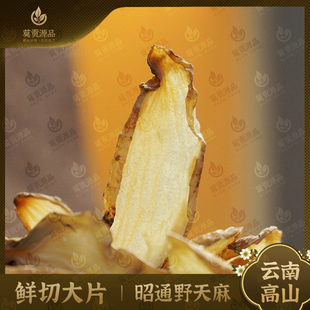云南昭通正宗高山天麻林下仿野生种植干货片中药材药食同源