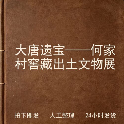 大唐遗宝——何家村窖藏出土文物展考古人文兴趣参考电子版