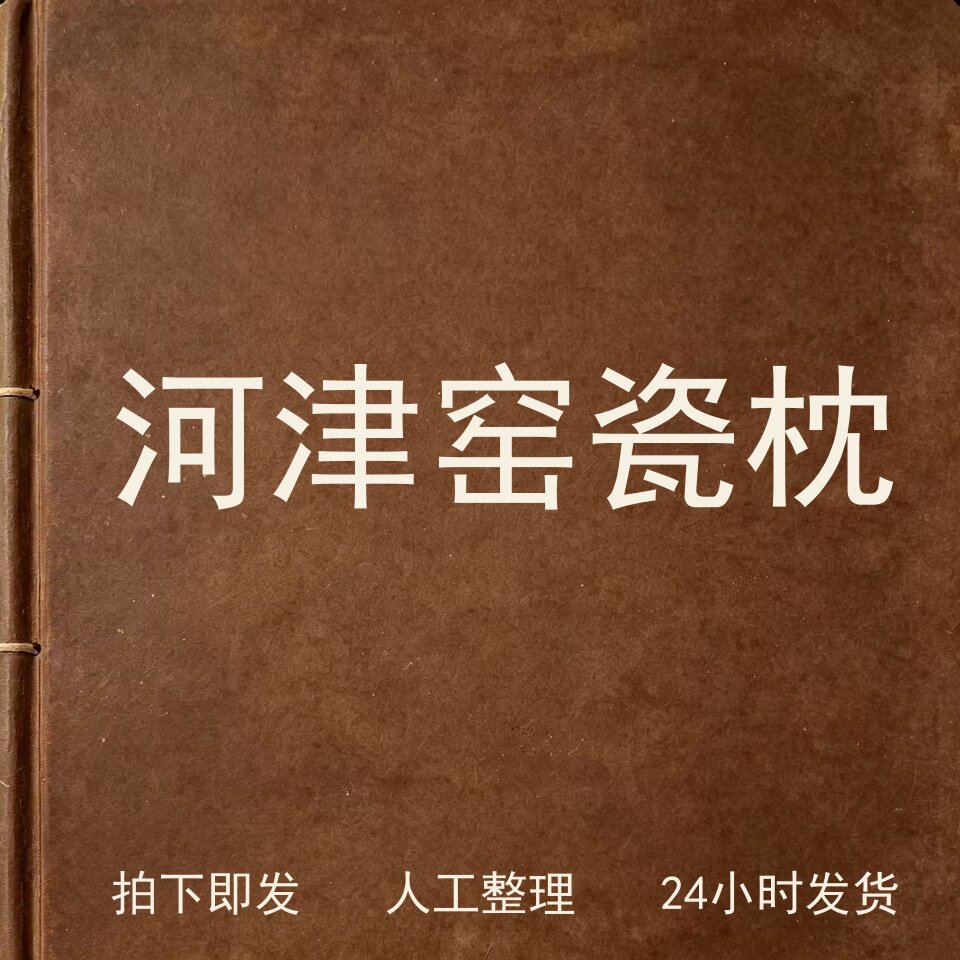 河津窑瓷枕古器物文艺兴趣参考电子版