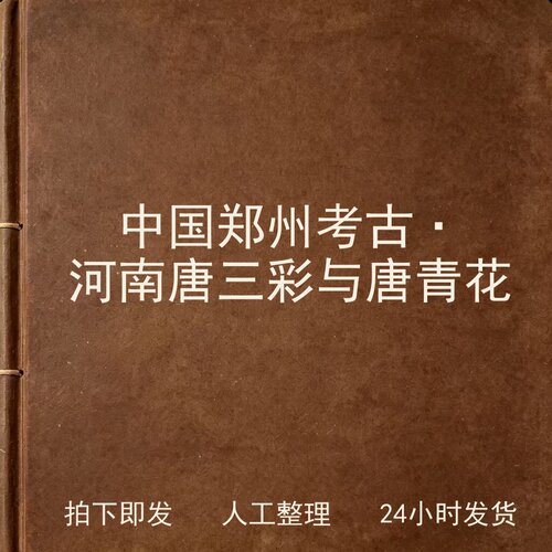 中国郑州考古·河南唐三彩与唐青花考古人文兴趣参考电子版