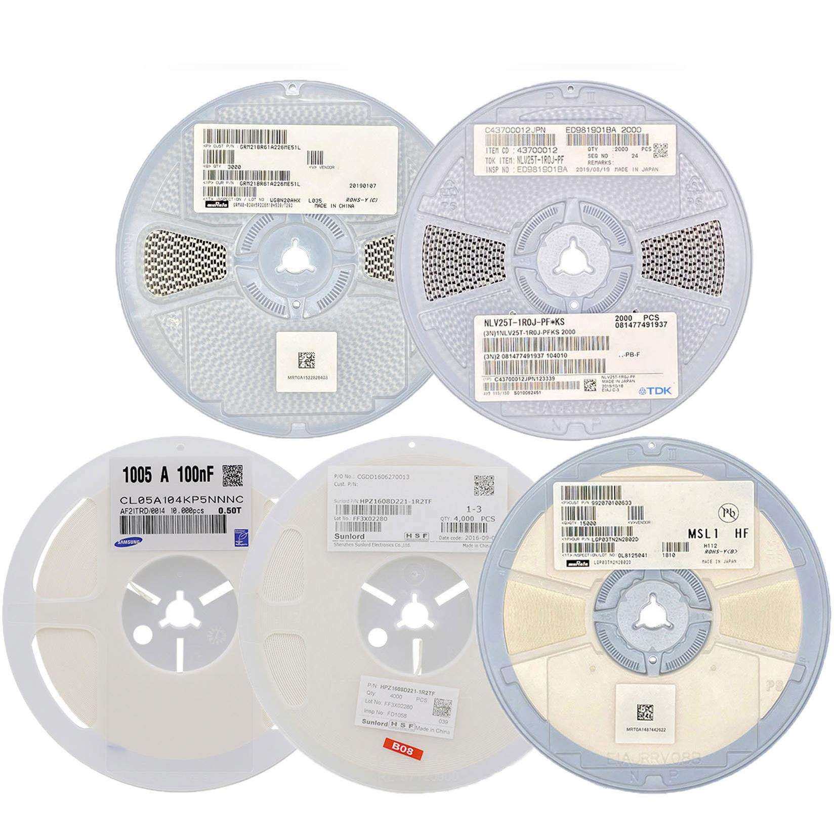 贴片电容08051uF105K16V/25V/50V±10%X7R2012陶瓷电容