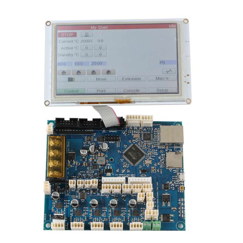 克隆新Duet 2 Maestro主板+PanelDue7i集成彩色触屏3D打印机套件