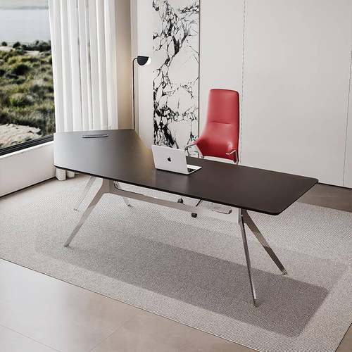 老板桌家用办公桌高级感经理主管办公室大班台老板办公桌椅组合