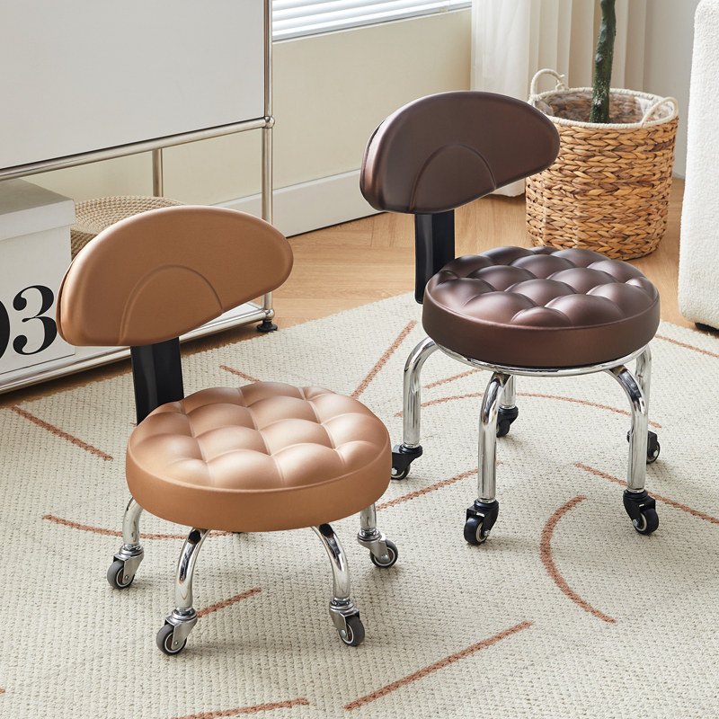 滑轮矮凳家用静音带娃学步小椅子可移动美缝擦地圆凳万向轮小凳子,住宅家具,万向轮凳,淘宝优惠券,粉丝福利购,淘宝优惠卷