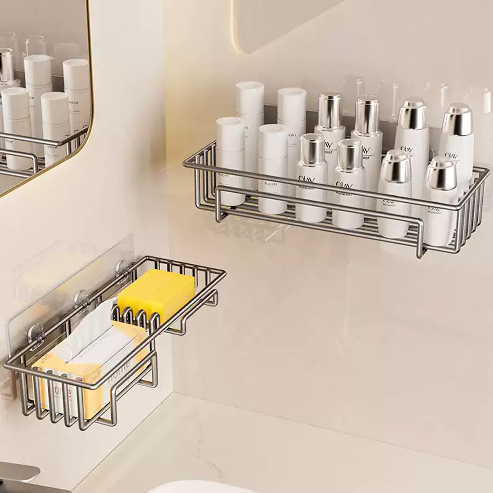 浴室网篮置物架免打孔壁挂式洗漱台卫生间挂篮厕所收纳神器,家庭/个人清洁工具,浴缸置物架,淘宝优惠券,粉丝福利购,淘宝优惠卷
