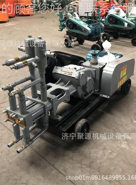 SY变量灰浆注浆机 双B活塞式11/7407.5KW注泵四缸档浆可调电动灌