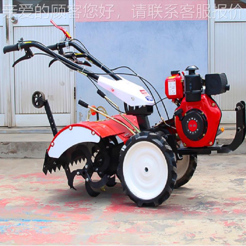 现柴货直销一用油旋耕机 果园大机马力耕田机多 RAN电启动旋地松