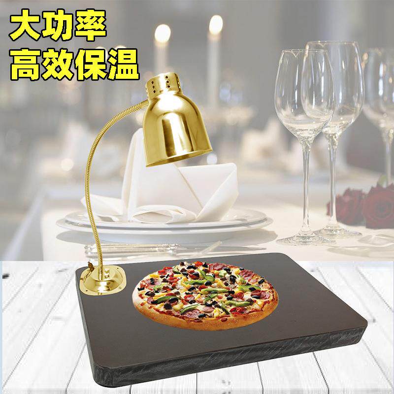 卓晋商不锈钢胶座单双CCS食物用保温灯自助餐示灯晒灯加热小展食