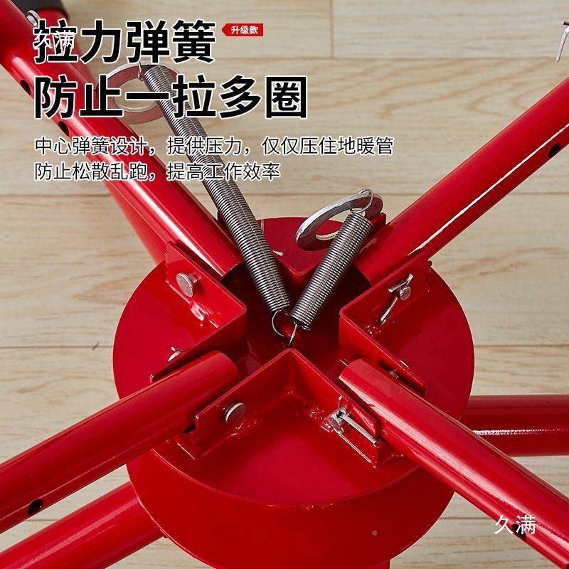 轴承放管阻器单地铺热盘地暖管架子支架尼轴承管加厚放有压杆MSV