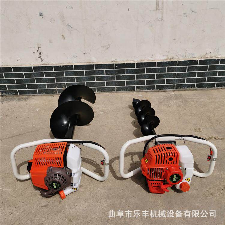 大坑功地率汽油地钻挖坑小机便捷WWY式型面打洞机电线杆挖机