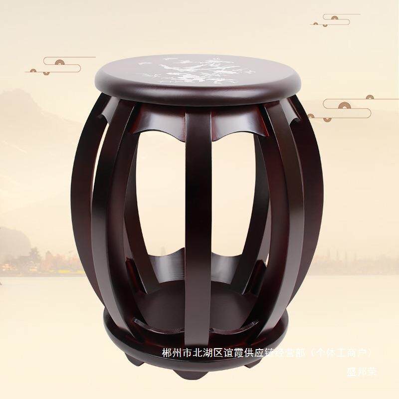 厂家10179木直销古筝圆凳古筝凳子实古筝圆凳素面海款棠色筝琴古