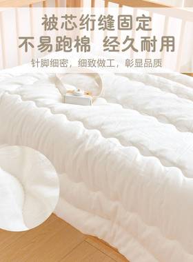 宝宝纯花盖被新生婴儿彩棉被子幼儿儿童65500冬园棉季加厚秋午睡