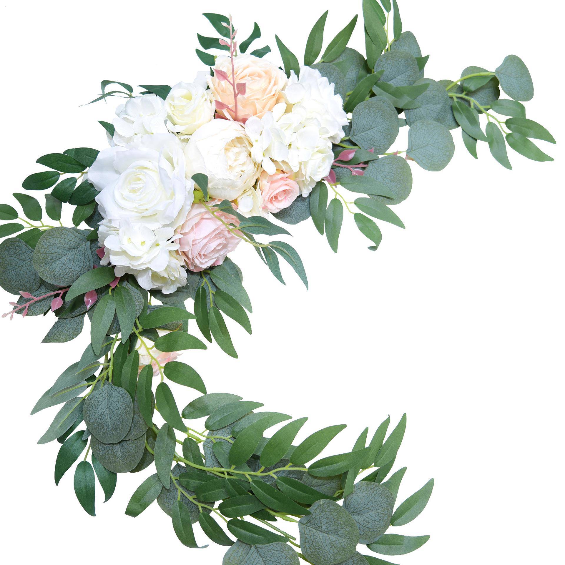 3婚庆花拱门婚庆装饰仿真CDH花92990仿真玫瑰牡丹迎宾装牌饰实价