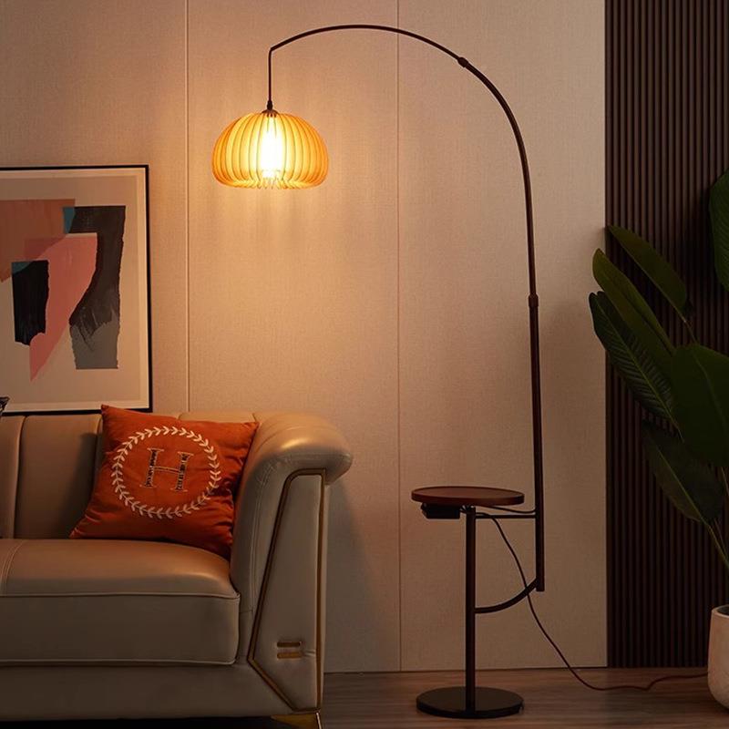 复古瓜落南地客灯置物架古一体中vintage厅沙发QLN氛围装饰立式台