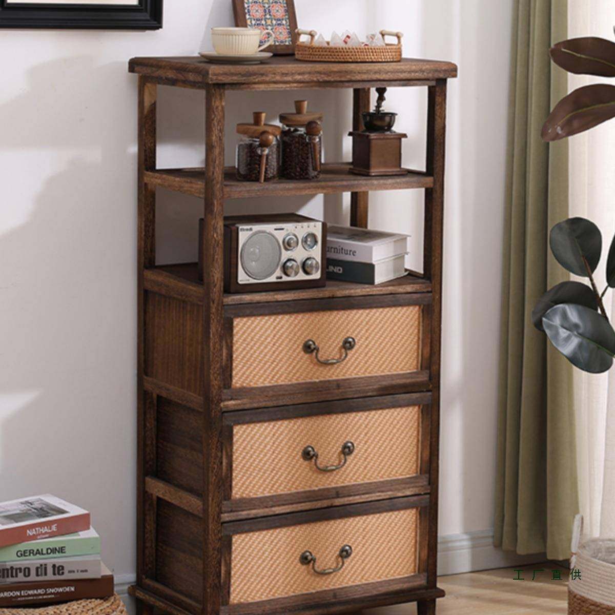 复古餐边实木ZHX茶新中式边水柜几双门柜斗柜小书架柜茶柜靠墙储,电子元器件市场,其它元器件,淘宝优惠券,粉丝福利购,淘宝优惠卷