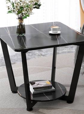 边几子小茶几客厅家用置物架沙50567发边约柜圆桌玻小璃茶几简现