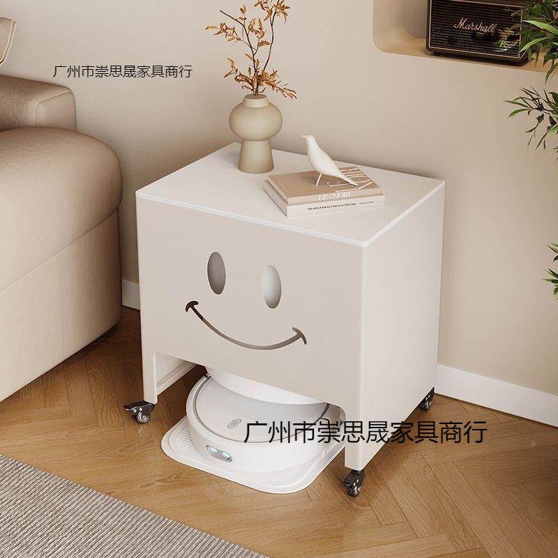 扫地机方置物架纳带无品牌/轮子扫地机器人基站遮挡柜隐上藏收沙