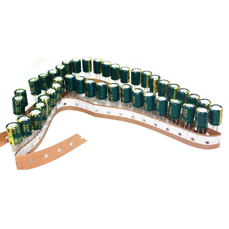 编带长容寿命绿色高阻频低400V/22UF体积1SWH3*21电mm大量铝电容