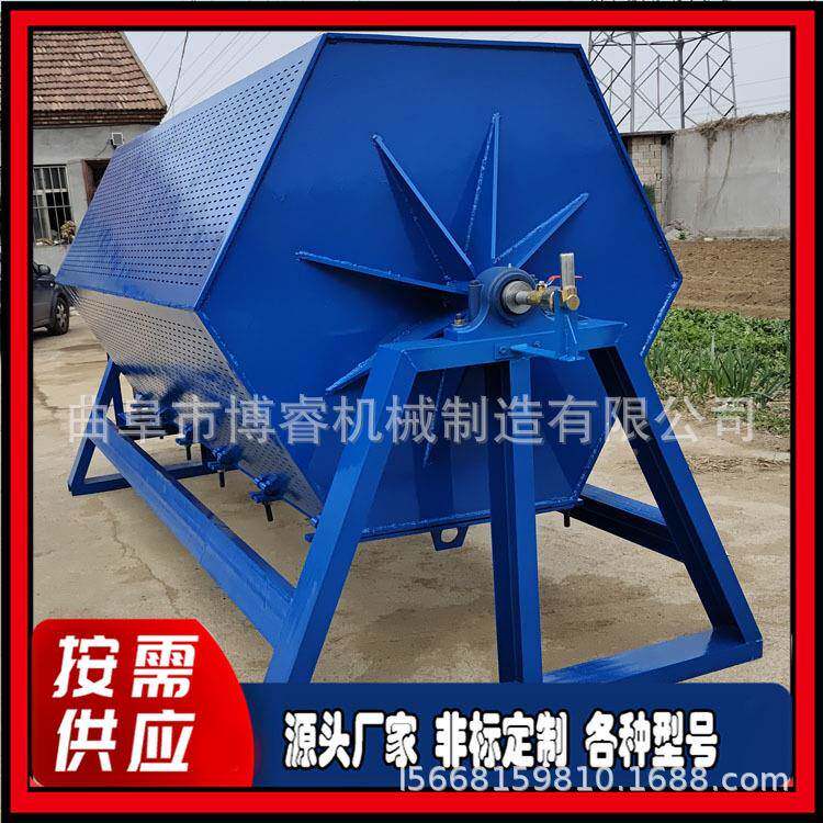 小型筒式丝六角抛光机铁器钢KHV材除滚锈打磨机生锈锈螺去机