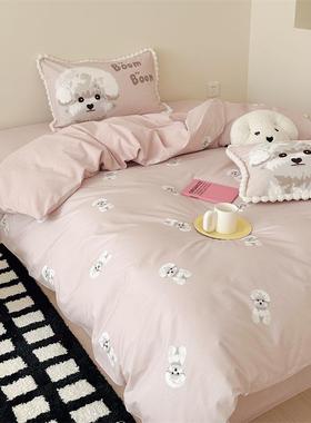 202磨5新款纺秋冬100支全棉数码印花纯棉四家件套被19508套三件毛