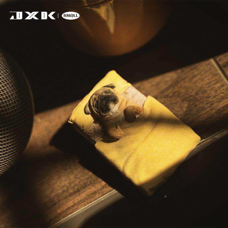 可JXKsmall单巴身哥盖被子的HOU八哥犬爱潮玩萌宠物狗犬摆件冰箱,电子元器件市场,其它元器件,淘宝优惠券,粉丝福利购,淘宝优惠卷