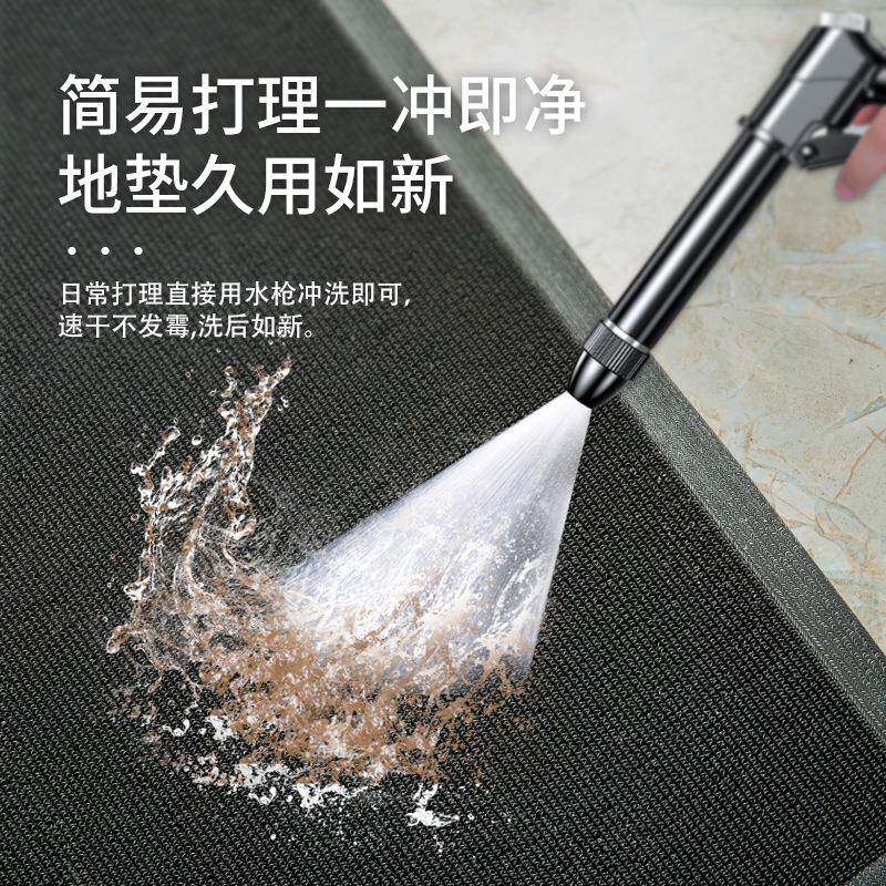 门口地毯耐脏QCH酒店司门商铺l超市进门特公斯林丝圈可设计ogo外