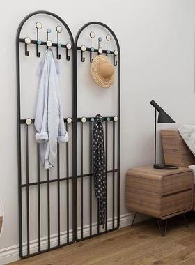 衣服墙服装店衣架门后壁挂贴架子衣帽包架展示室宿舍晾晒卧拐IRK