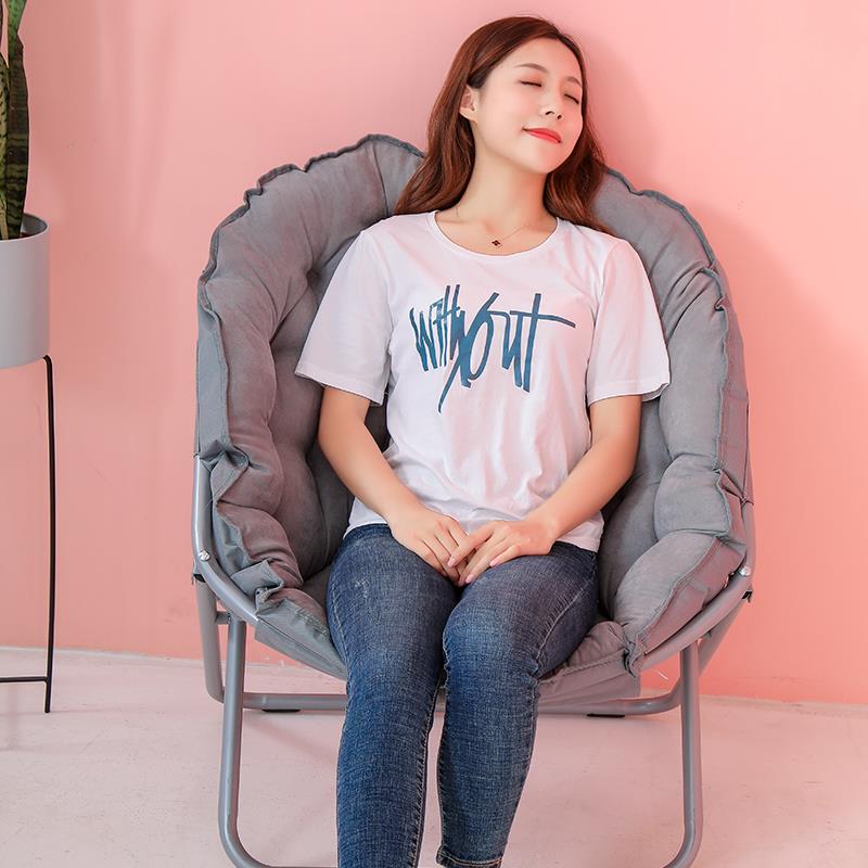 8V懒人沙发躺客F759777J椅单人折叠宿卧室厅阳台懒人椅舍简约小沙