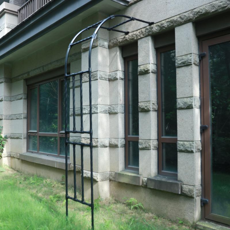 半TTG拱边半门花架爬月藤架户外季铁艺弧形拱形支架庭院花园阳台