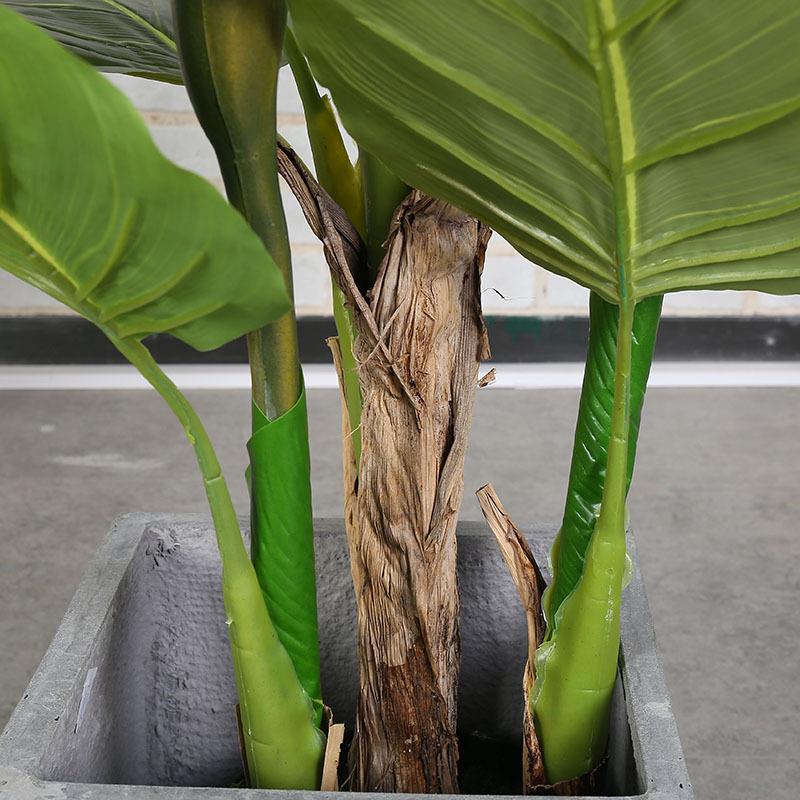 厂家直真供仿美人蕉花塑料-假花树内客厅园摆件绿植盆栽艺大室叶