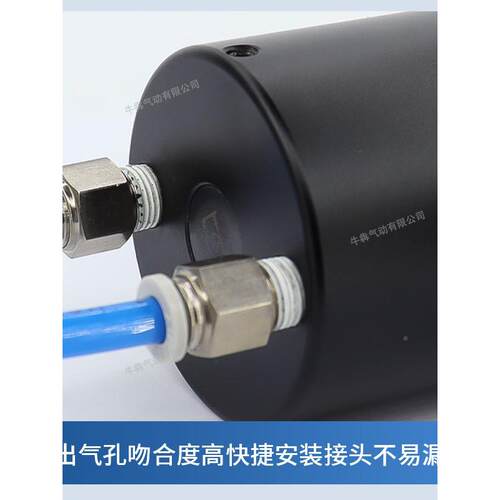 空压角缸上法兰配管式安装夹具气缸转ASC-FA3/420315/50/63