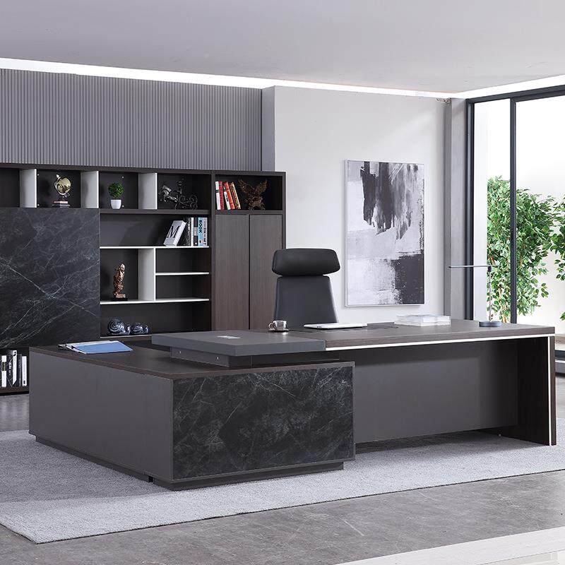 办公室台桌单人办板公桌大班电老脑桌主管经理桌现代简约办MJO公