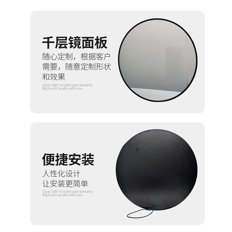 招牌发光隧道霓虹灯千层镜发光字店铺深渊无限延伸时光镜广告灯箱