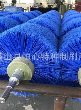 毛刷辊源厂家卧式轮刷毂全毛动洗车机刷自辊开花丝80072洗车刷辊