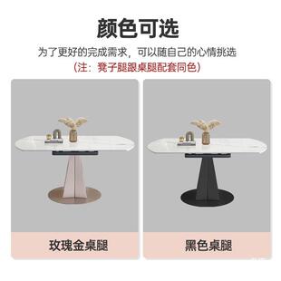 圆桌可扩大593伸收缩旋转中式纳可围伸缩叠轻奢饭桌折家用氛变圆