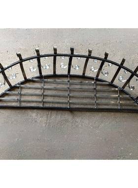 户外艺墙铁壁花欧台式阳花盆架壁挂悬挂田68683园窗台置物架弧形