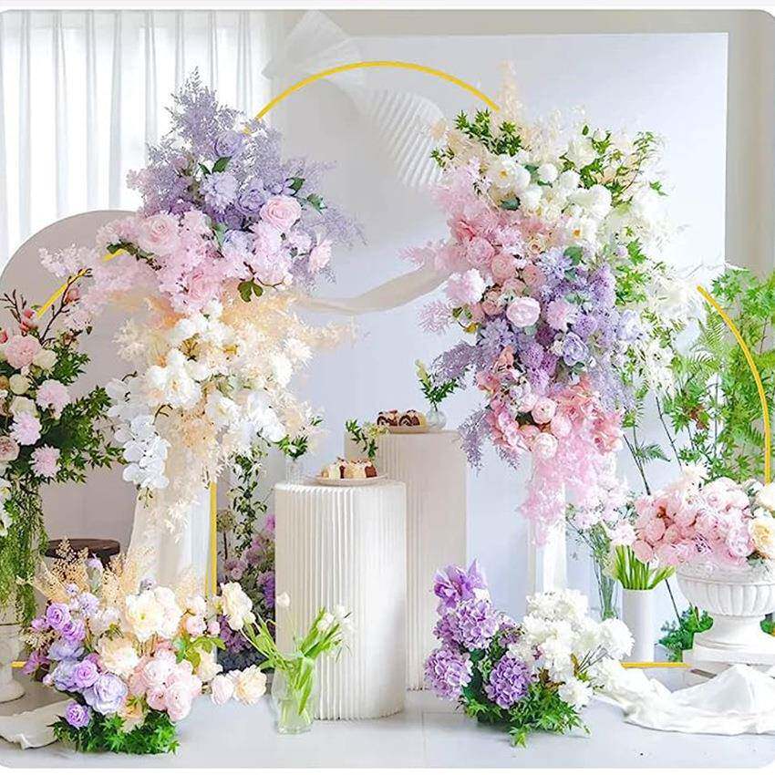 婚礼路庆XYA架花架背景装饰气球拱门支架弧形引婚迎宾道具舞台装