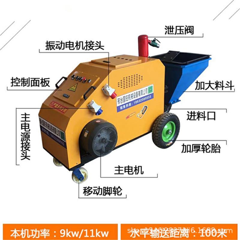 砂浆双喷涂机水泥喷浆机PNP器缸腻子涂多功喷能粉喷墙机新型抹灰