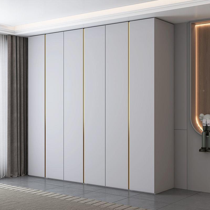 合ENF级岩灰衣柜KOK免拉手爆款18M厚实木欧松月板诚一门M到顶大衣